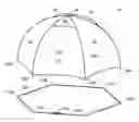 Fig. 01 - Flexible base structure for portable shelters