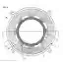 Fig. 04 - Heat sinking and flexible circuit board, for solid state light fixture utilizing an optical cavity