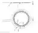 Fig. 06 - Heat sinking and flexible circuit board, for solid state light fixture utilizing an optical cavity