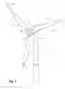 Fig. 02 - Wind turbine blade and blade element combination and method of changing the aerodynamic profile of a wind turbine blade