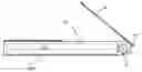 Fig. 01 - Adjustable angle framing square apparatus having a straight-edge element with a translational shift mechanism