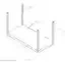 Fig. 09 - Desk which has combined vertical type legs