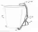 Fig. 01 - Detachable foldable handle for drinking vessels