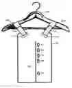 Fig. 01 - Garment hanging device with support mechanism