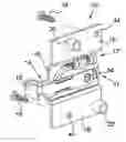 Fig. 01 - Adjustable wall cupboard holder group for anchoring a cupboard to the wall