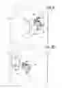 Fig. 09 - Adjustable wall cupboard holder group for anchoring a cupboard to the wall