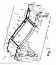 Fig. 09 - Vehicle console having molded side rails