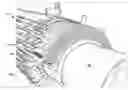 Fig. 01 - Generator coil cooling baffles