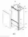 Fig. 03 - Installation system and door positioning device for appliances