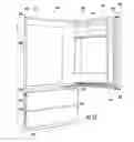 Fig. 11 - Installation system and door positioning device for appliances