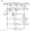 Fig. 01 - Multi-path, multi-stage feed-forward operational amplifier circuit
