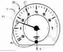 Fig. 01 - Method of displaying a pointer on a display area of a vehicle instrument panel