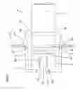 Fig. 10 - RELAY CONNECTOR, MOUNTING STRUCTURE OF RELAY CONNECTOR AND CHASSIS, MOUNTING STRUCTURE OF RELAY CONNECTOR AND POWER SOURCE, MOUNTING STRUCTURE OF DISCHARGE TUBE AND POWER SOURCE TO RELAY CONNECTOR, LIGHTING DEVICE FOR DISPLAY DEVICE, DISPLAY DEVICE AND TELEVISION RECEIVER