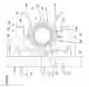 Fig. 44 - RELAY CONNECTOR, MOUNTING STRUCTURE OF RELAY CONNECTOR AND CHASSIS, MOUNTING STRUCTURE OF RELAY CONNECTOR AND POWER SOURCE, MOUNTING STRUCTURE OF DISCHARGE TUBE AND POWER SOURCE TO RELAY CONNECTOR, LIGHTING DEVICE FOR DISPLAY DEVICE, DISPLAY DEVICE AND TELEVISION RECEIVER