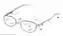 Fig. 01 - Eyeglass frame without nose pad and eyeglass supporting method thereof