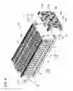 Fig. 09 - Battery system having temperature equalizing walls in ducts