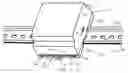 Fig. 01 - Integrated DIN rail attachment feature for optimized constraint