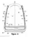 Fig. 09 - Article of footwear having an upper with a structured intermediate layer
