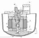 Fig. 01 - Oil pump for a refrigeration compressor