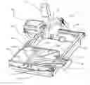 Fig. 01 - Table saw having a detachable table extension for cutting tile