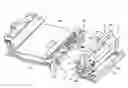 Fig. 01 - Connector device for trough pans on mining equipment trough pan and assembly component for the same