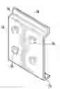Fig. 01 - Mounting bracket for slat walls