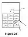 Fig. 15 - Displays for electronic devices that detect and respond to the size and/or angular orientation of user input objects