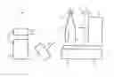 Fig. 01 - Inspection device for recognizing embossings and/or labels on transparent vessels, in particular beverage bottles