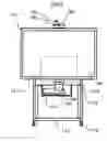 Fig. 06 - Projection apparatus with linear fresnel lens and transparent screen therefor