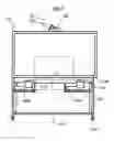 Fig. 08 - Projection apparatus with linear fresnel lens and transparent screen therefor