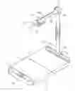 Fig. 01 - Document processing device with picture-taking, video and audio recording, scanning and projecting functions