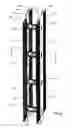 Fig. 03 - Vertical cable management system