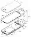 Fig. 01 - Battery cover structure for portable electronic device