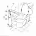 Fig. 01 - Upper body support apparatus for toilets