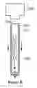Fig. 01 - Sampling device with immiscible fluid supply tube in counter-flow arrangement