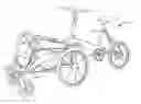 Fig. 01 - Convertible stroller-cycle
