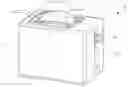 Fig. 01 - Toaster with mechanism for raising carriage above an ejection position