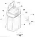Fig. 02 - Induction actuation container with rechargeable power supply