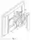 Fig. 04 - Wall-avoiding self-balancing mount for tilt positioning of a flat panel electronic display