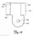 Fig. 19 - Wall-avoiding self-balancing mount for tilt positioning of a flat panel electronic display