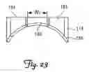 Fig. 24 - Wall-avoiding self-balancing mount for tilt positioning of a flat panel electronic display
