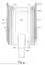 Fig. 31 - Wall-avoiding self-balancing mount for tilt positioning of a flat panel electronic display