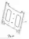 Fig. 43 - Wall-avoiding self-balancing mount for tilt positioning of a flat panel electronic display