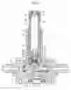Fig. 02 - Normally open type piezoelectric element driven metal diaphragm control valve