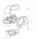 Fig. 01 - Modular rear view mirror and method to assemble it