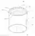 Fig. 01 - Transparent container with image presentation arrangement