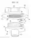 Fig. 22 - Scroll fluid machine with a pin shaft and groove for restricting rotation