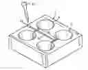 Fig. 01 - Flooding dish and method for changing media in the dish in the preparation of mammalian specimen culture and for cryo-preservation, freezing, vitrification and the thawing and warming of such specimens