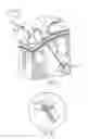 Fig. 10 - Various apparatus and methods for deep brain stimulating electrodes