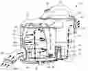 Fig. 01 - CYCLONIC SURFACE CLEANING APPARATUS WITH A SPACED APART IMPINGEMENT SURFACE